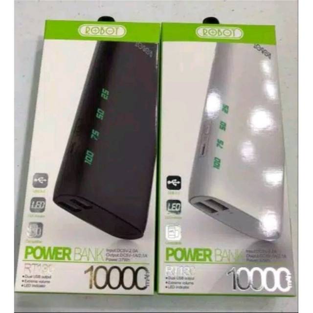 Powerbank berkualitas Robot RT130 10000Mah