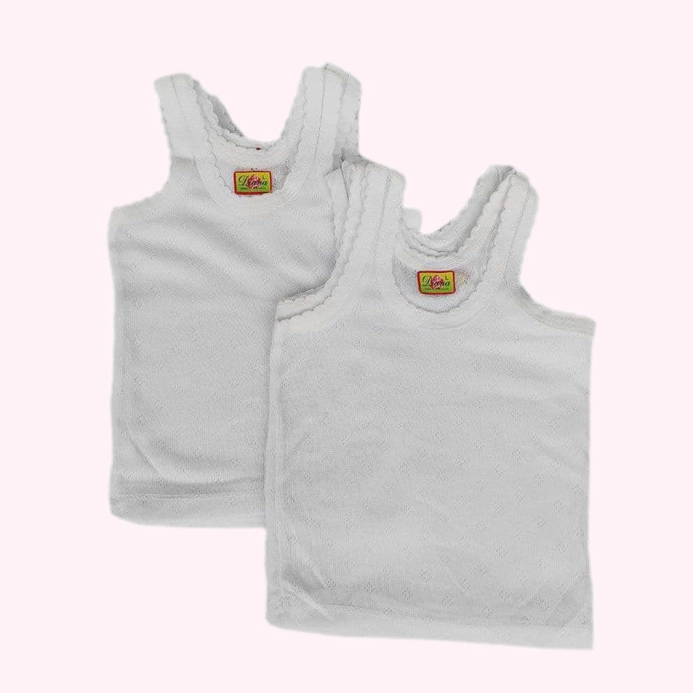 6 Pcs Kaos Dalam Anak Laki-Laki Dan Perempuan Singlet Anak Putih