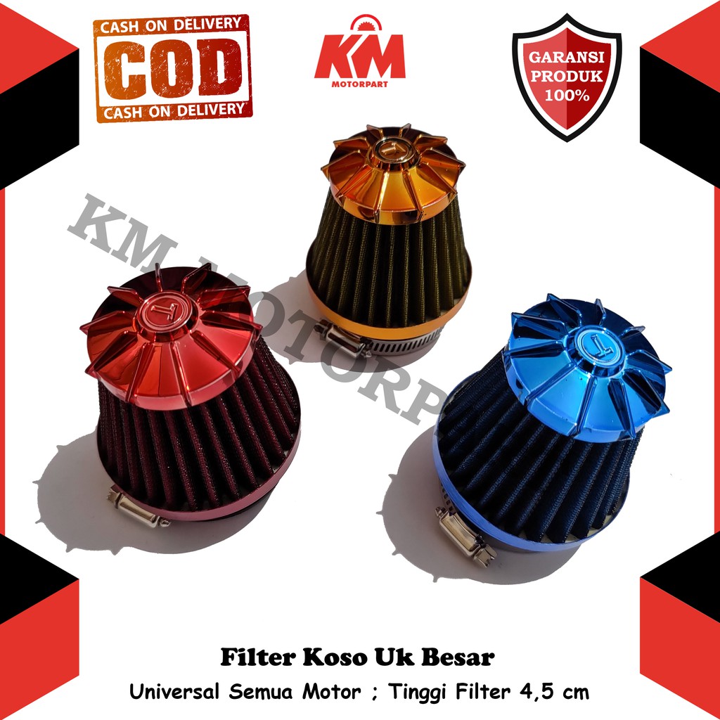 Filter Koso Saringan Udara Karburator Karbu Universal Motor