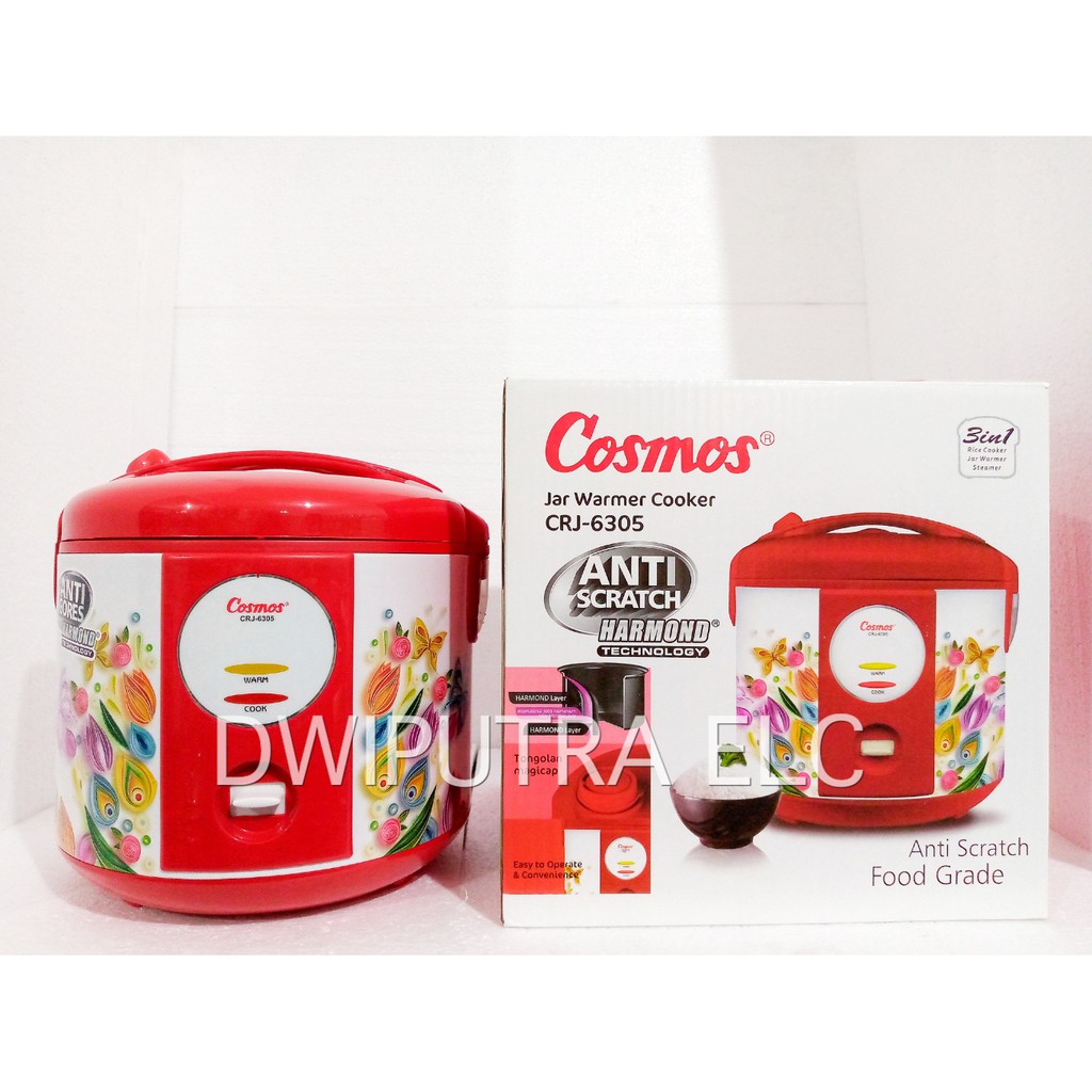 MAGIC COM COSMOS HARMOND CRJ6305 RICE COOKER CRJ 6305