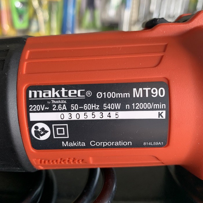 Mesin Gerinda Tangan Maktec MT90 4in by Makita