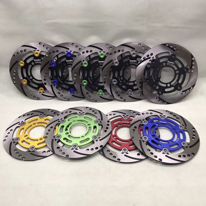 Piringan Cakram Depan Disc Brake Floting CNC 220mm RT-51 by Brembo Rotor Mio Beat Vario Jupiter Z MX
