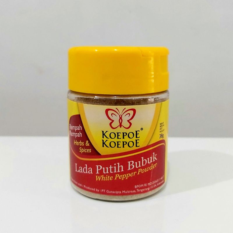 Koepoe Koepoe Lada Putih Bubuk 38g