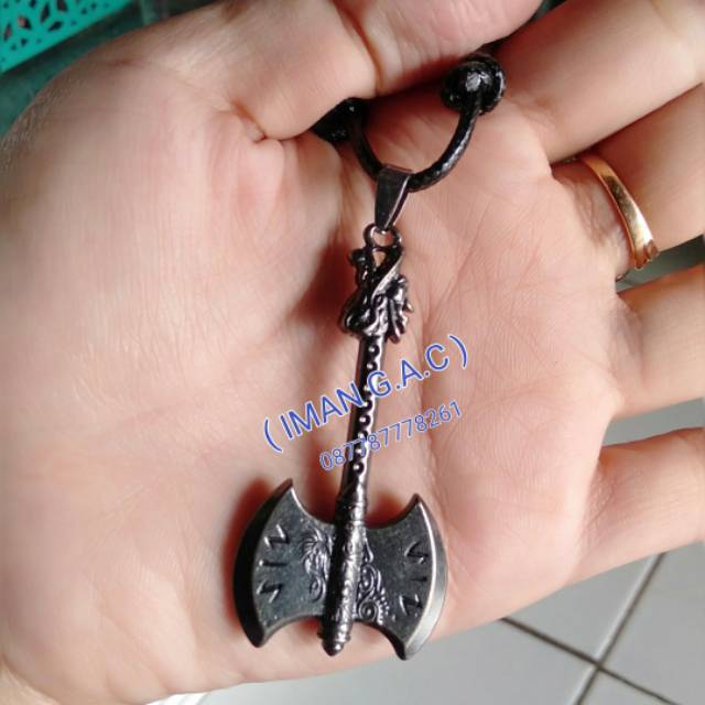 Kalung kampak /kalung fashion peria