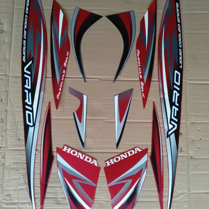 Striping Sticker Stiker vario 110 old Vario 110 cw Vario 110 lama karbu body Vario 110 Kualitas Sepe