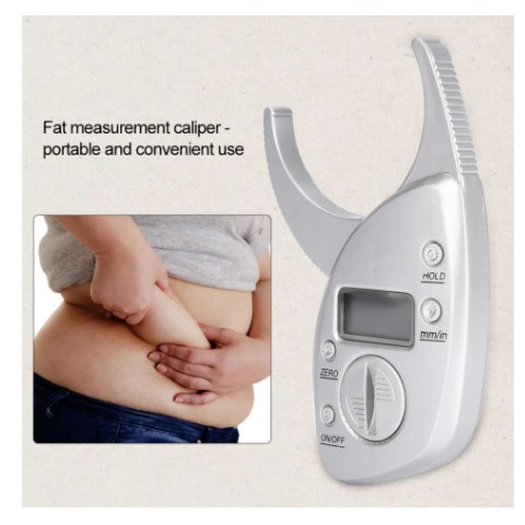 electric body fat caliper pengukur lemak digital