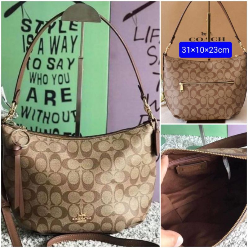 COACH tas selempang/jinjing, grade super premium 1:1, bahan leather incl paper bag