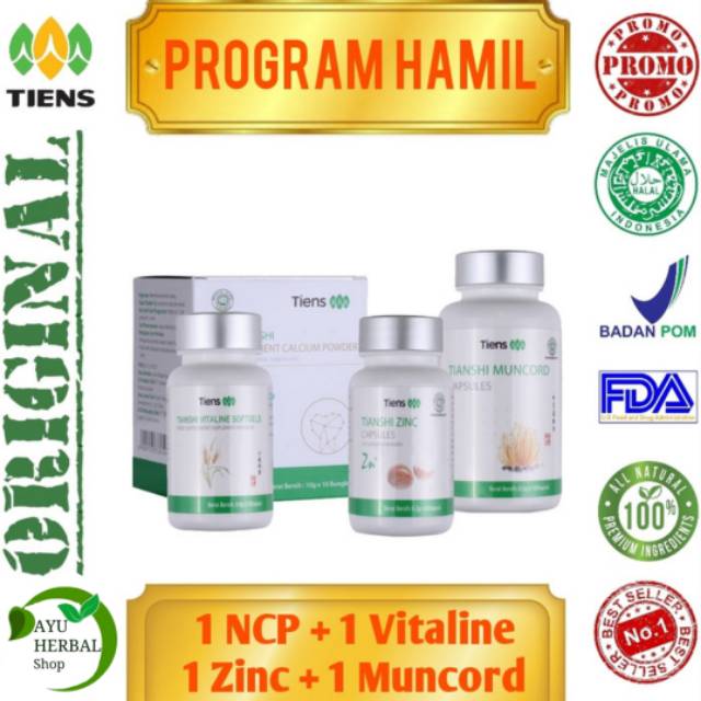 Nutrisi Ibu Hamil Tiens / Paket Promil / Program Hamil Pria Wanita