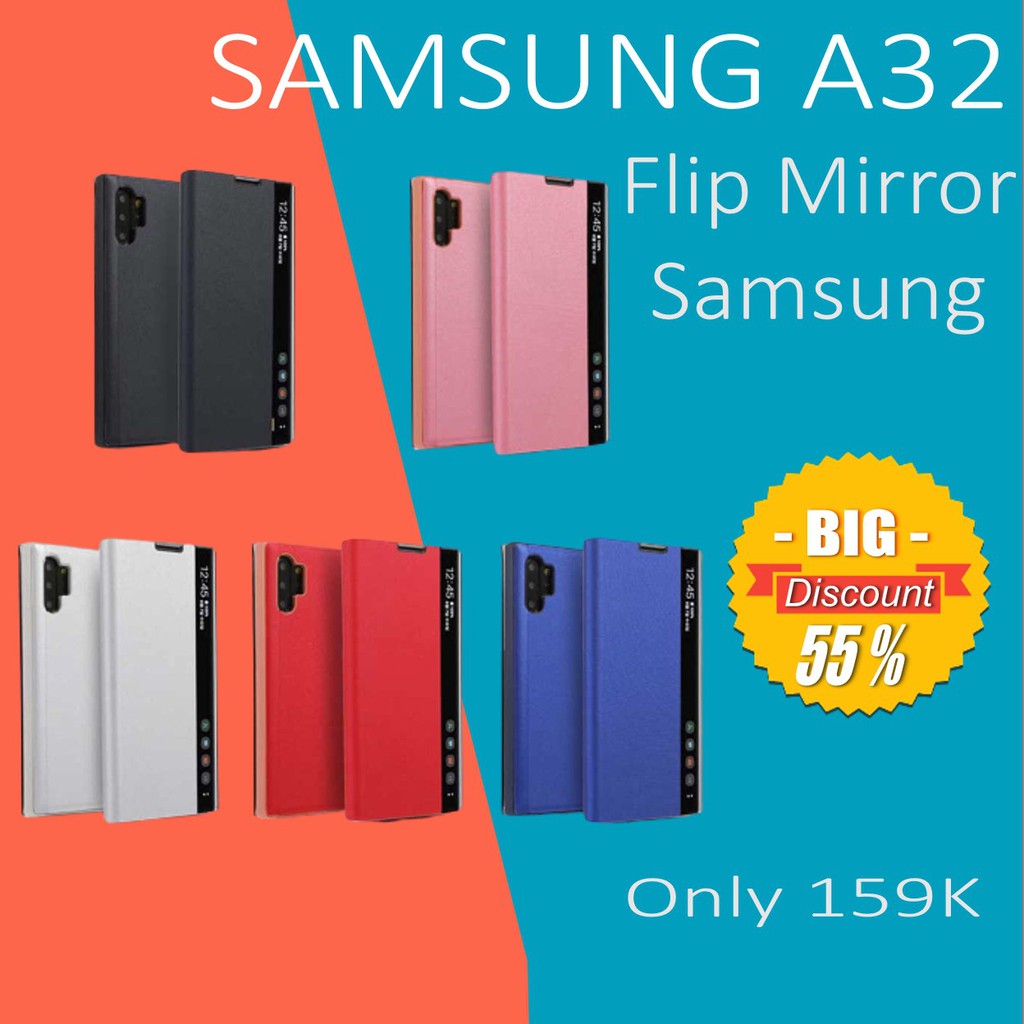 Digital Flip Cover Miror Samsung A32, A52, A72