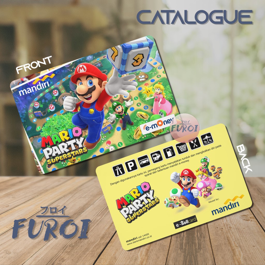 Custom Flazz BCA | Custom Emoney Mandiri | Mario Party Superstars