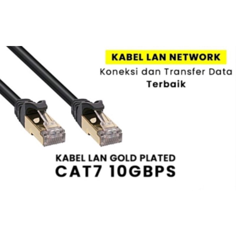 kabel lan rg 45 cat 7 15m nyk kabel jaringan siap pake