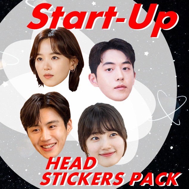 

Stiker Start Up Head Sticker Pack Bae Suzy Nam Joo-Hyuk