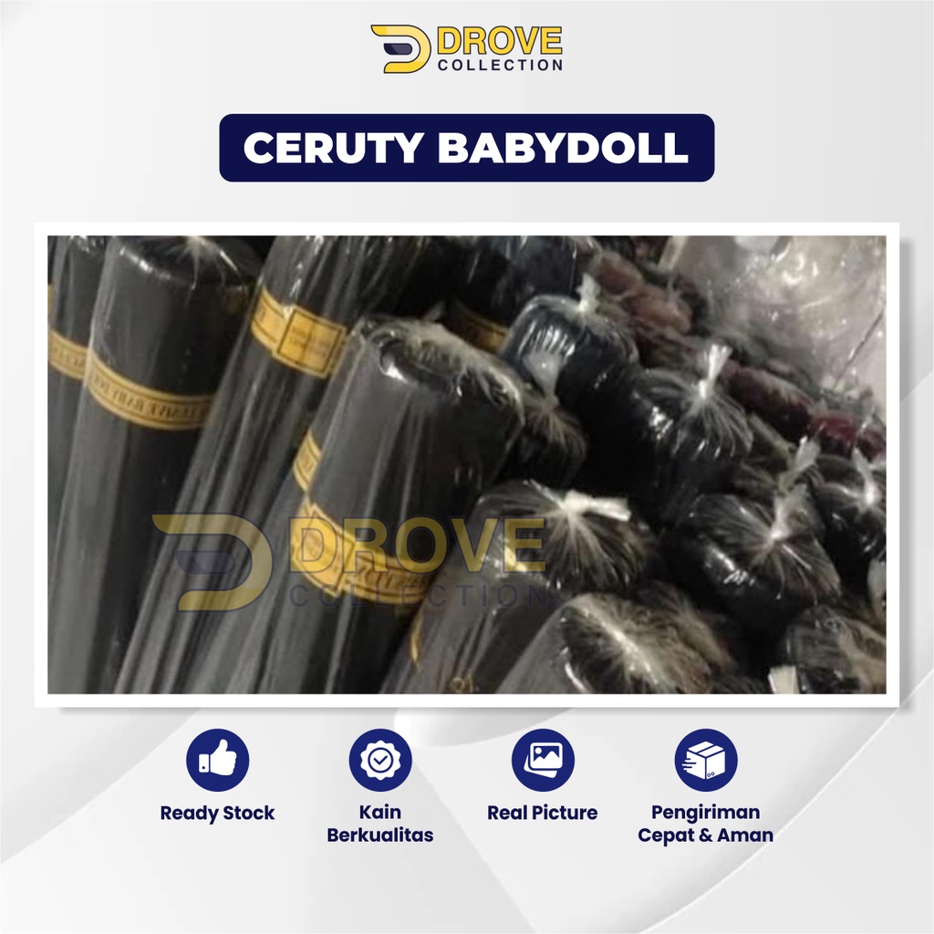Kain Ceruti Baby Dol Bahan Per Roll 50 Yard