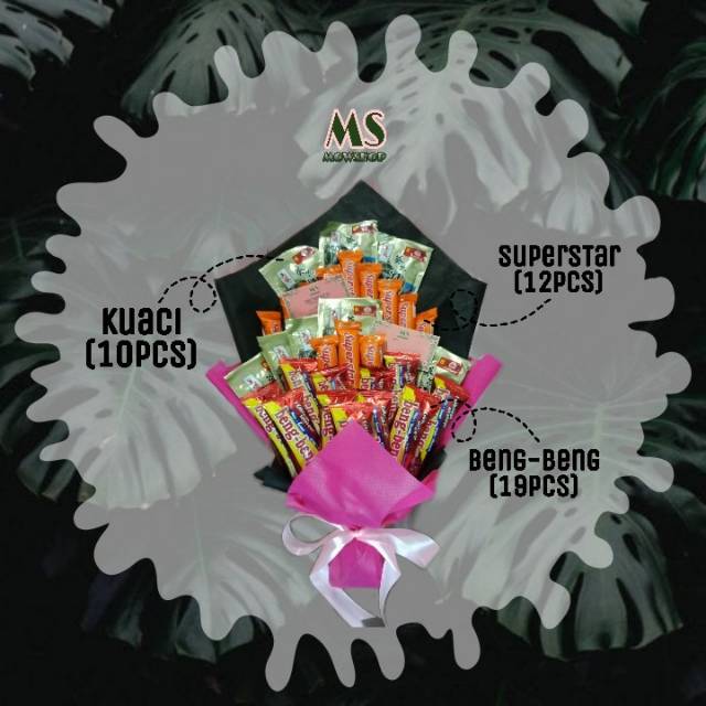 

BUKET SNACK/SNACK BOUQUET/WISUDA/ULANG TAHUN/SOUVENIR/HADIAH/KADO