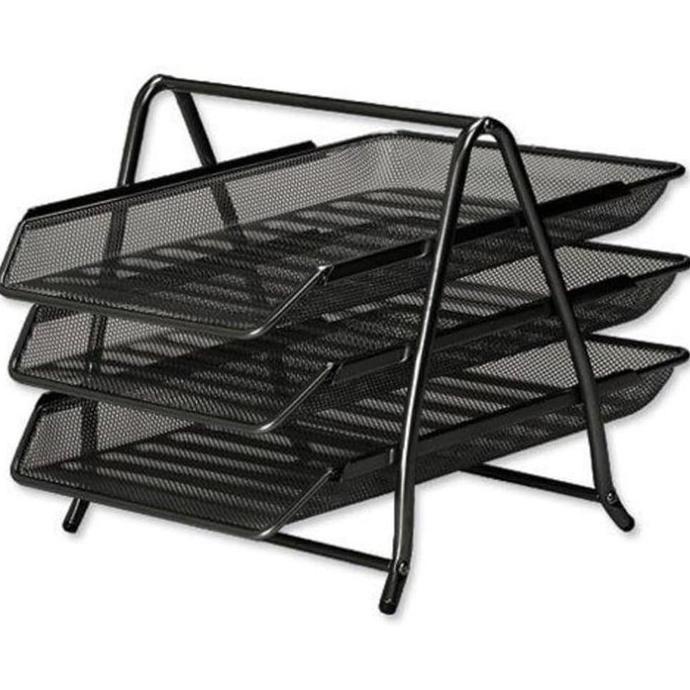 

[[COD]] Document Tray/Rak Susun/Letter Tray/Bak surat Besi 3 Susun Vtec TERMURAH Kode 875