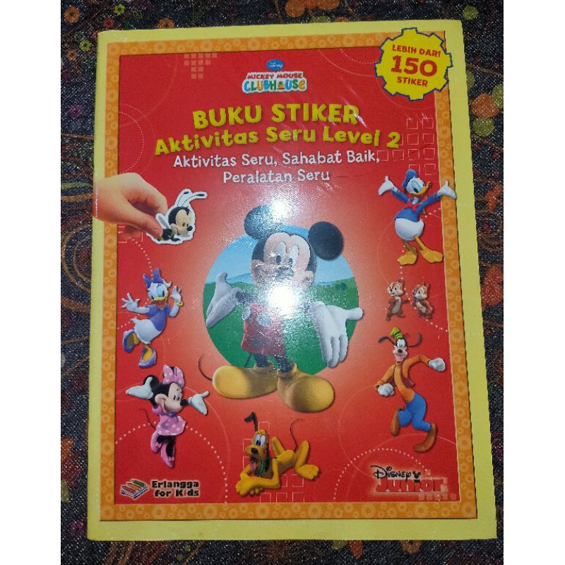 Buku Cerita + Stiker "Mickey Mouse"