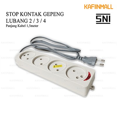 STOP KONTAK 2,3,4 LUBANG PANJANG 1,5M + KABEL / STOP KONTAK KABEL / Colokan listrik