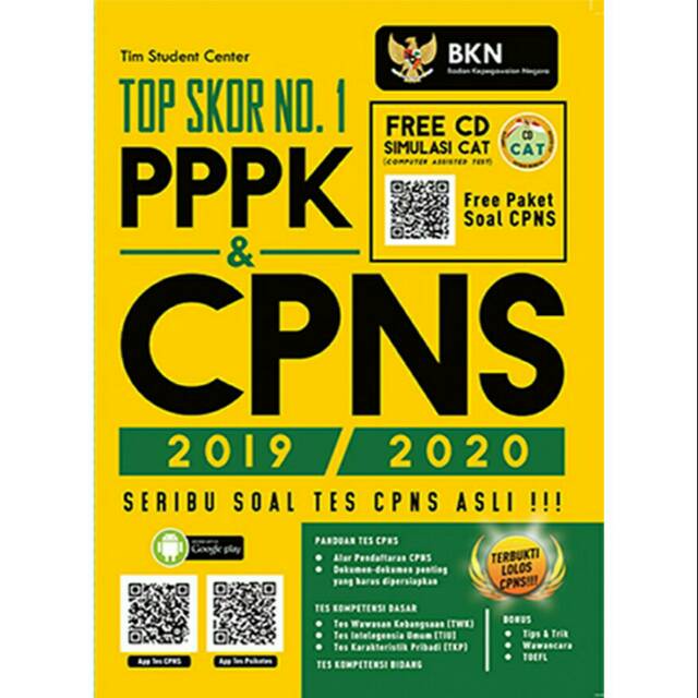 Top Skor No 1 Tes Cpns 2019 2020 Shopee Indonesia