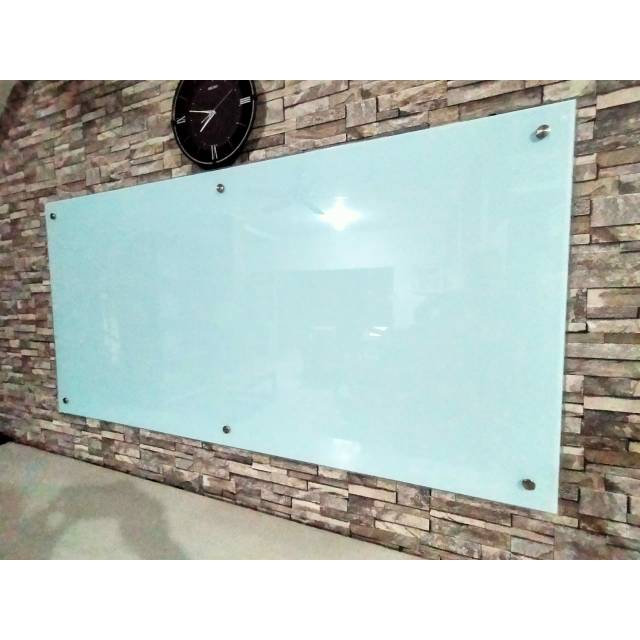 

Papan tulis kaca ( glassboard ) tempered 8mm 240*120