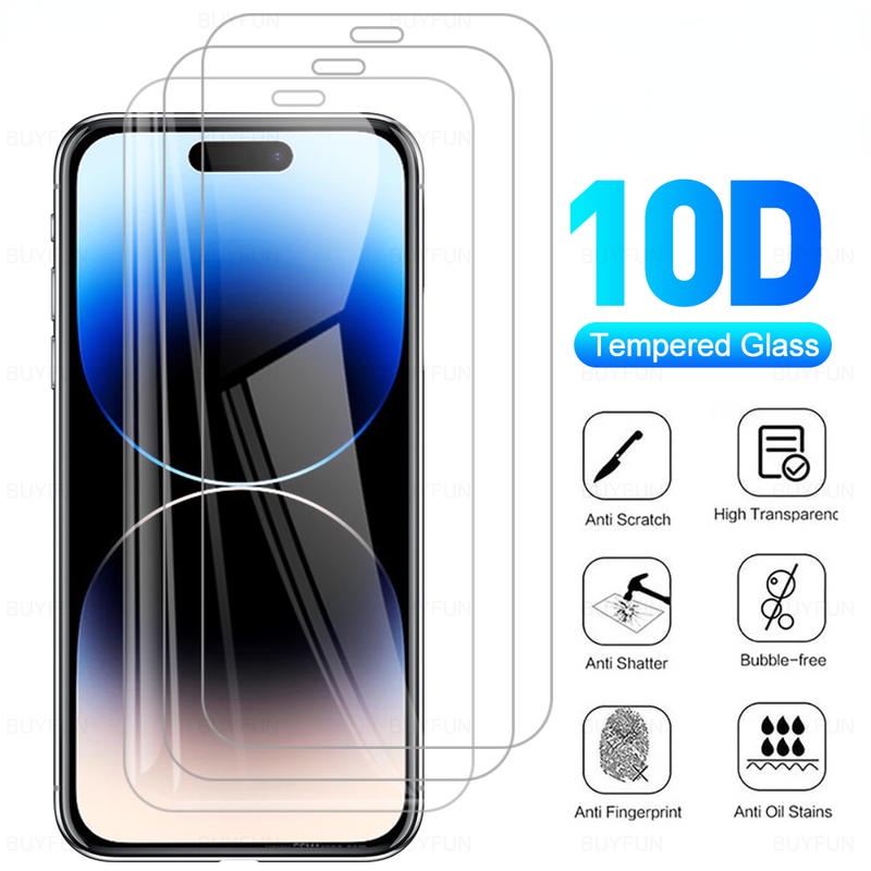 Pelindung Layar Tempered Glass HD Blu-ray Anti Ledakan Untuk iPhone 14 Pro Max 14 Plus 14promax 14plus