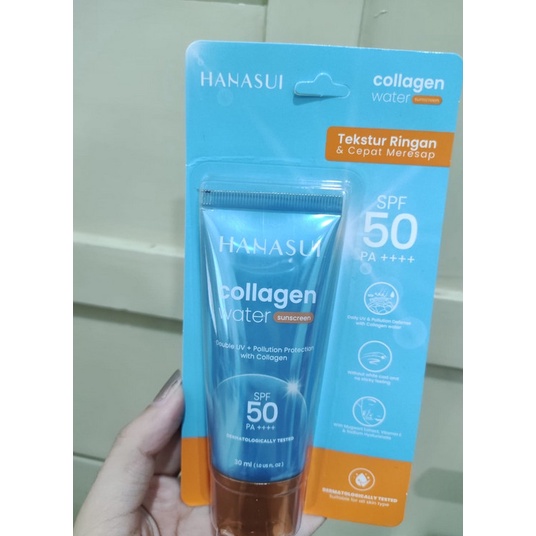 ❄️MATCHA❄️HANASUI COLLAGEN WATER SUNSCREEN - SUNBLOCK SPF 50PA+++ BPOM ORIGINAL