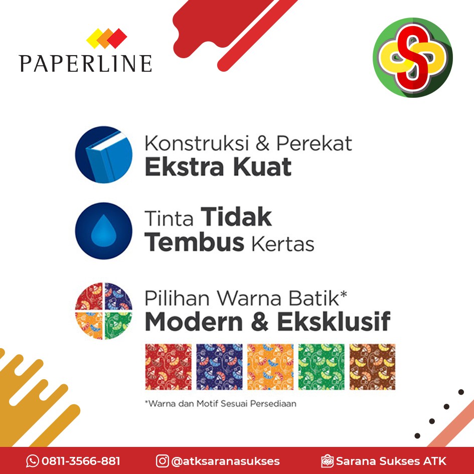 Buku Hard Cover Ekspedisi Paperline 100 Lembar