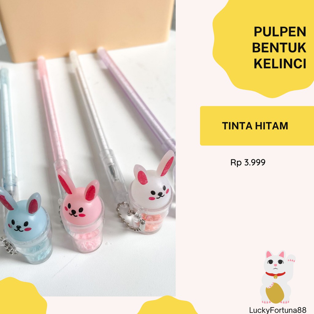 

[LuckyFortuna88] Pulpen bentuk Boba kucing Pen Bentuk Boba Kucing Pen lucu Pulpen lucu ALat Tulis Kantor Lucu Murah Kualitas Premium