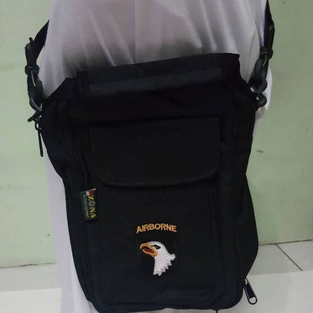 tas slempang / tas intel logo brimob / tas intel brimob / tas slempang brimob