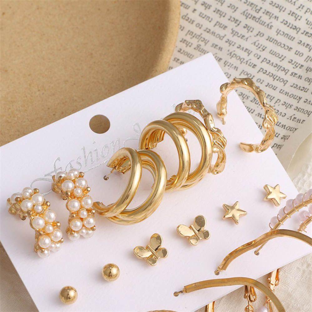 Nanas Drop Earrings Set Perhiasan &amp; Aksesoris Penjualan Panas Wanita Hadiah Mewah Stud Earrings Anting Untuk Wanita Geometris