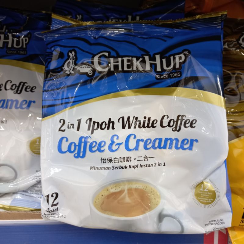 

CHEKHUP Chek Hup 2 in 1 Creamer White Coffee Cream Krem AHUAT IPOH Kopi Instant 2 in 1 Malaysia