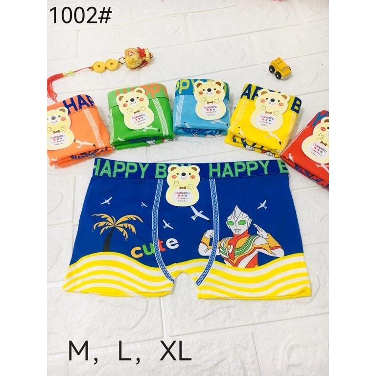 Boxer Anak Laki Laki HAPPY BOY / CD Anak Cowok Motif Ultraman #1002