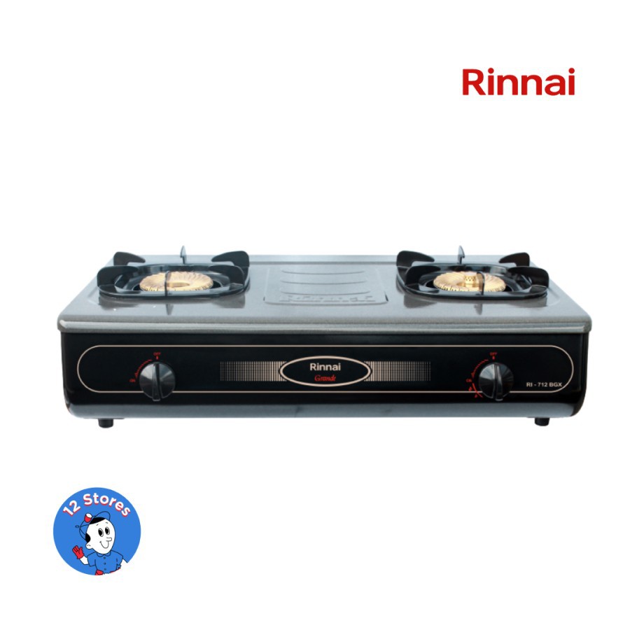KOMPOR GAS RINNAI RI 712BGX RI712BGX 712 BGX  api tornado