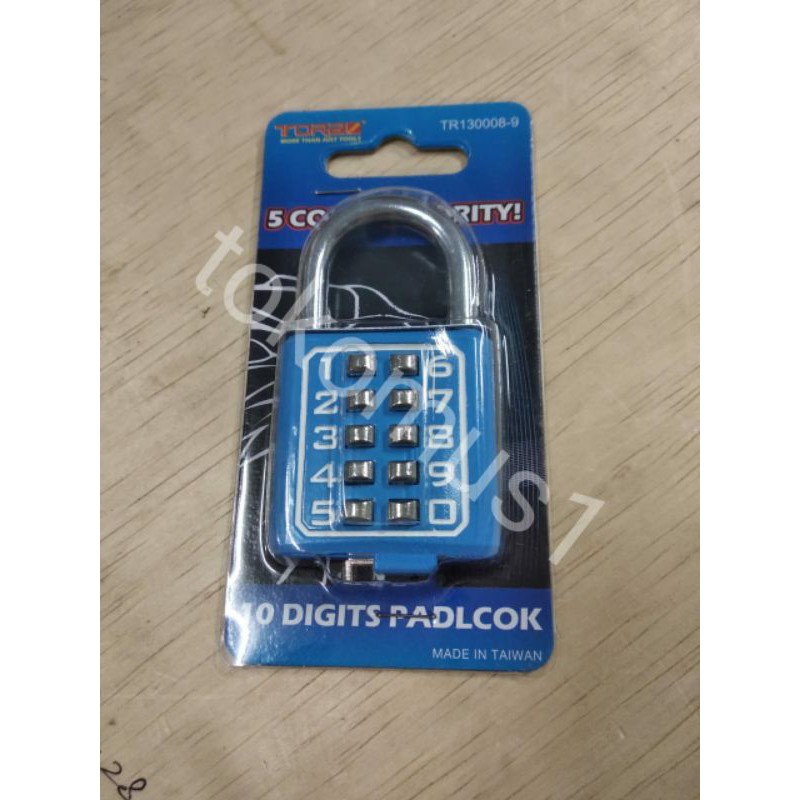 GEMBOK NOMOR PASSWORD TORA 8 DIGIT 10 DIGIT/GEMBOK DIGITAL GEMBOK KOPER-TORA