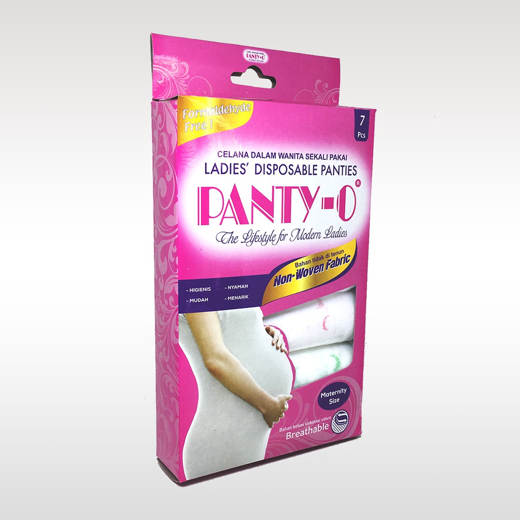 

Panty-O / Celana Dalam Sekali Pakai Wanita / Disposable Panties / Sekali Pakai Maternity - 7Pcs