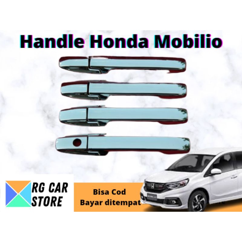 COVER HANDLE ALL NEW MOBILIO WARNA CHROME DIJAMIN PNP