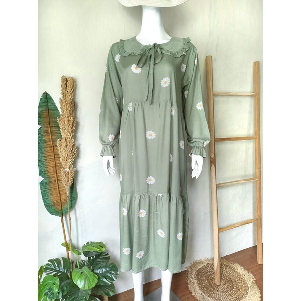 MIDI DRESS RAYON / LONG TUNIK RAYON PREMIUM / GAMIS BUSUI