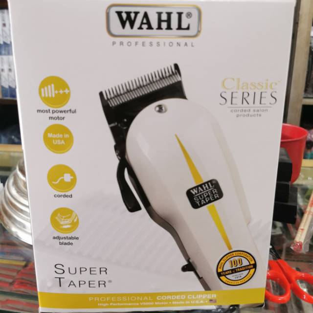 Mesin cukur rambut wahl ori original usa asli super taper classic series