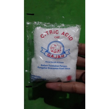

citrun acid/ sitrun pemutih baju 3.000 50gr cap gajah
