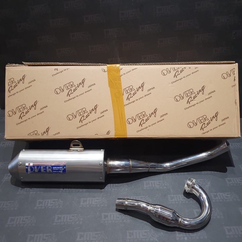 Knalpot Over Racing Japan Kawasaki KLX 150 BF Dtracker Full System Original