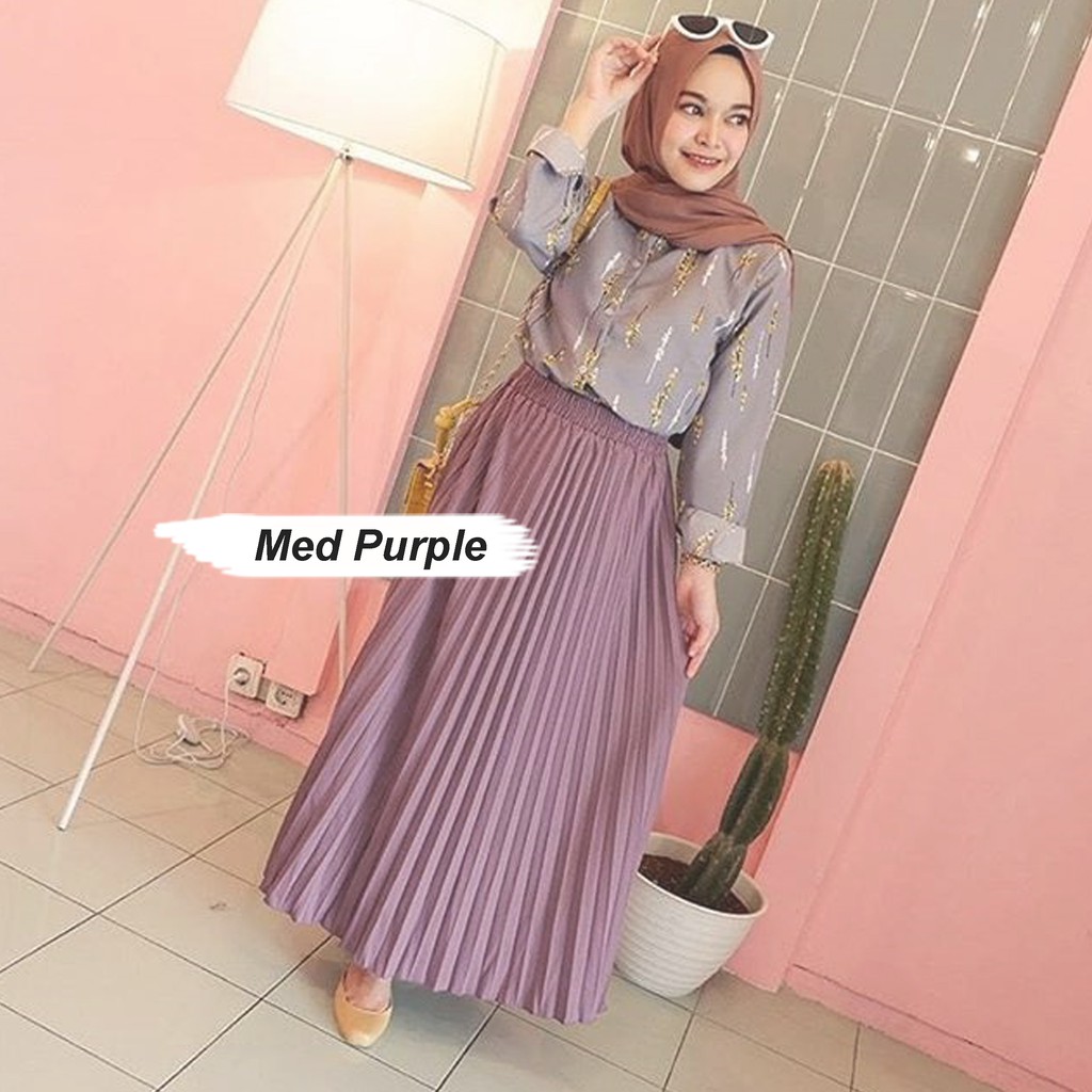 ROK PLISKET PREMIUM Part 2 - ROK PLISKET MAYUNG - ROK PLISKET JUMBO - ROK PLISKET - ROK MAYUNG - ROK HYGET --Medium Purple