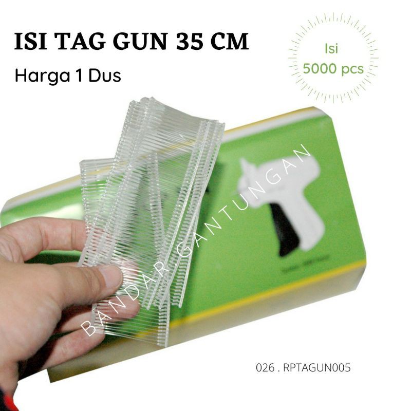 Refill Isi Ulang Tag Gun Alat Tembak Label Baju Isi Ulang Tagging Baju - BKS J