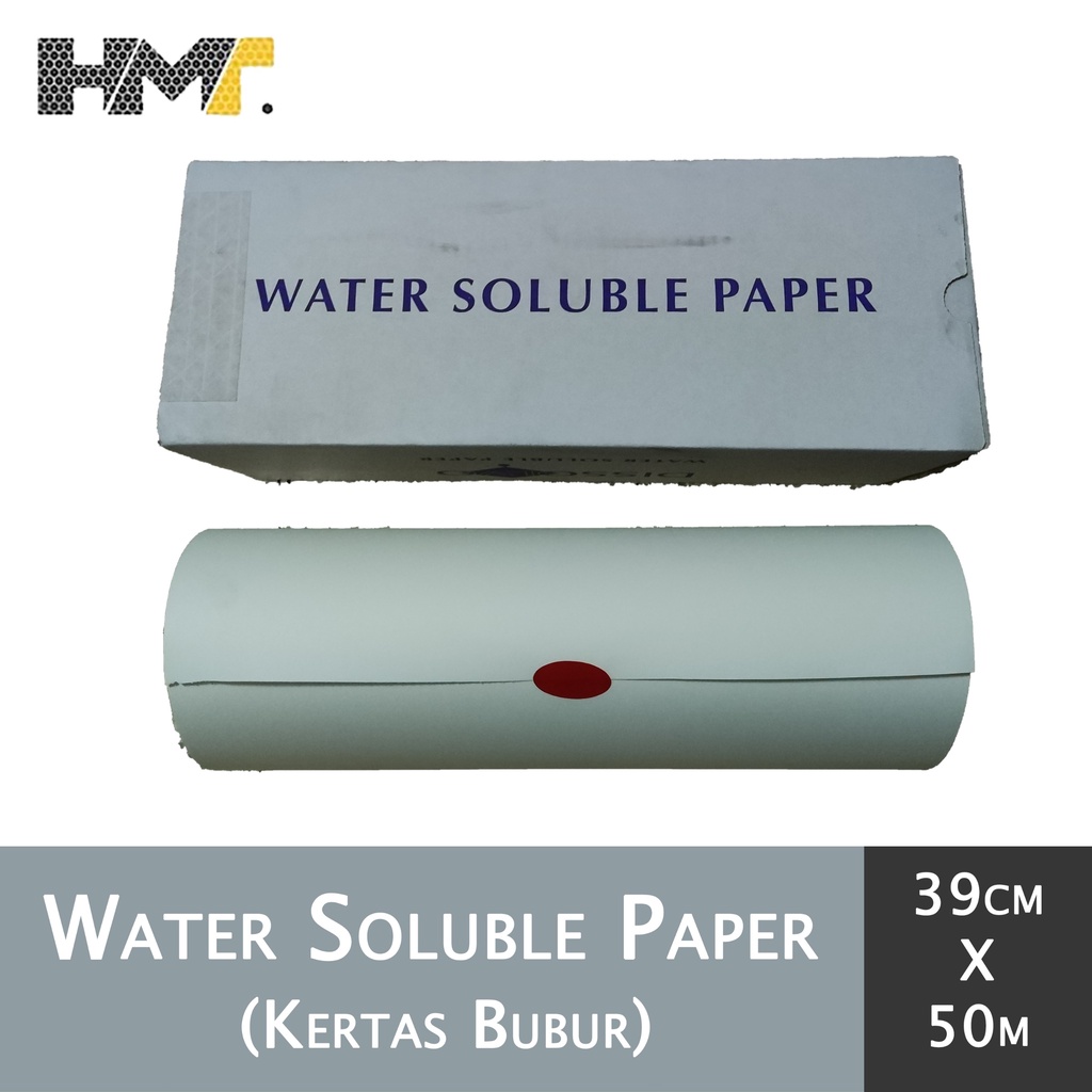 

Dissolvo Water Soluble Paper 39 cm X 50 m / Kertas bubur 39cm x 50m