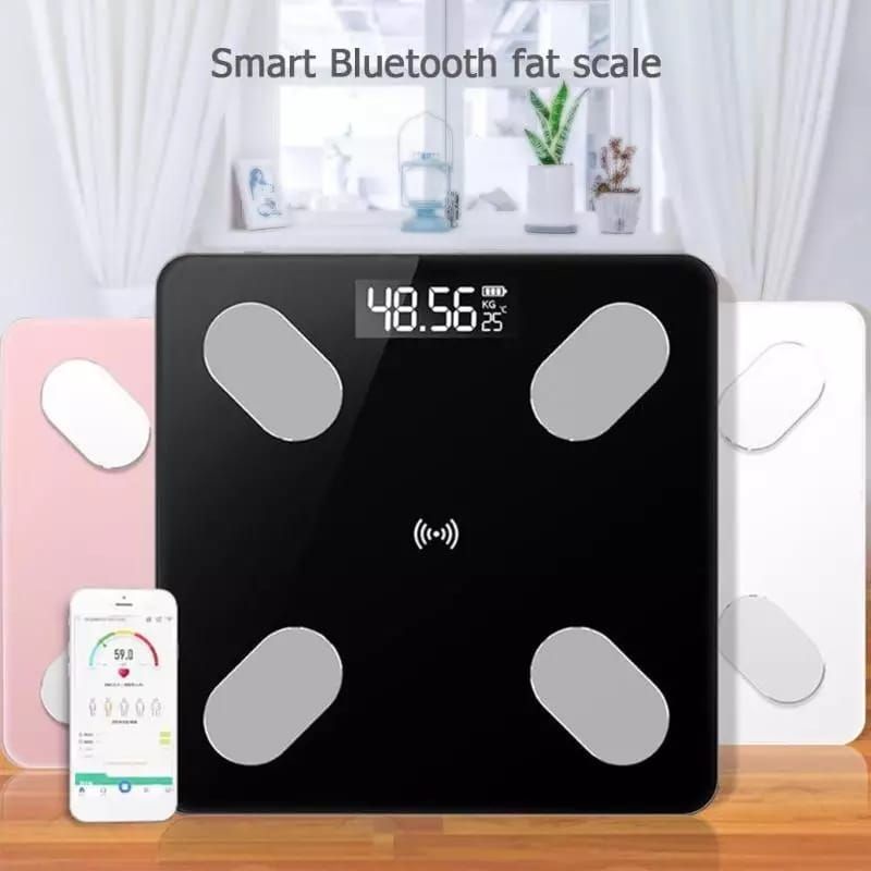 Timbangan berat Badan Digital Body Fat  Scale Smart Wight App Android