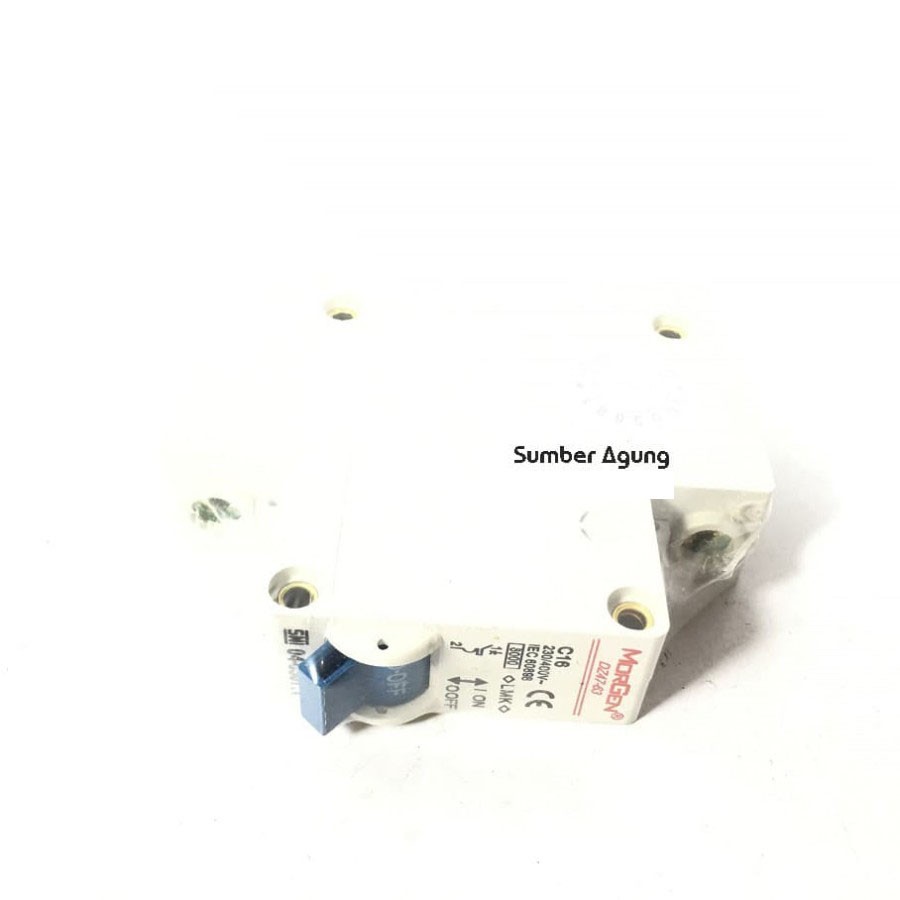 MCB Morgen 16A 16 Ampere Miniature Circuit Breaker C16 Berkualitas