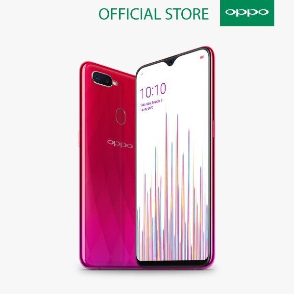 OPPO F9 Smartphone - Red [64GB/ 4GB]