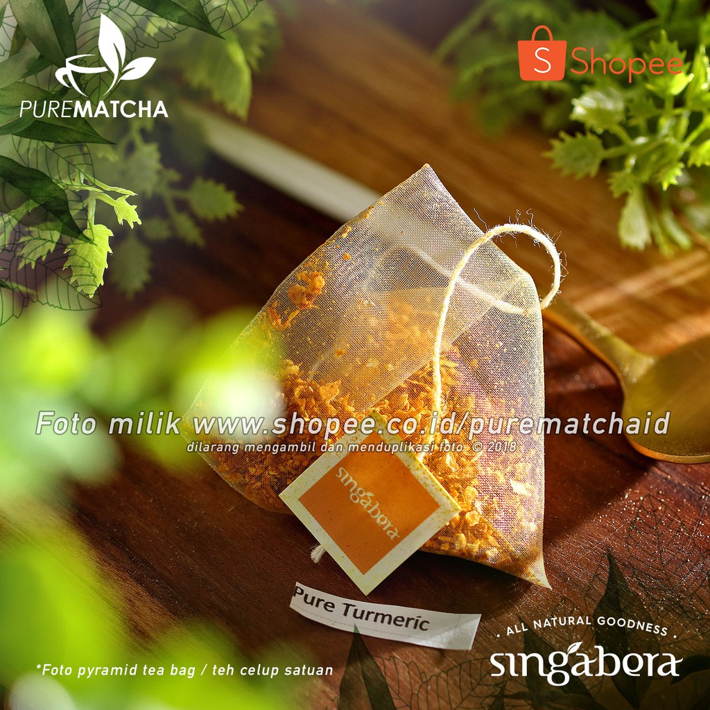 

Singabera - Pure Turmeric 1tb Sample Kunyit Murni Premium Indonesian Spice Tea