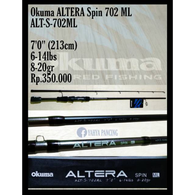 Rod / Joran Okuma ALTERA Spin 702 ML