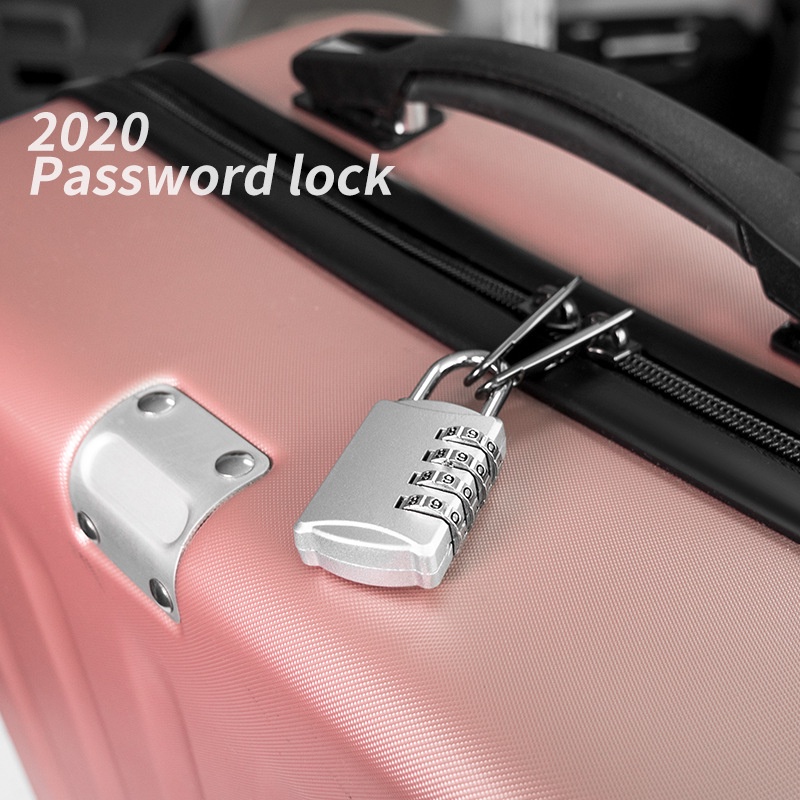 Kunci Gembok Mini Gembok Tas Kecil Kunci Tas Gembok Koper Mini Travel Baggage Luggage Lock Dua Kunci Bagasi Tas Travel Jelly