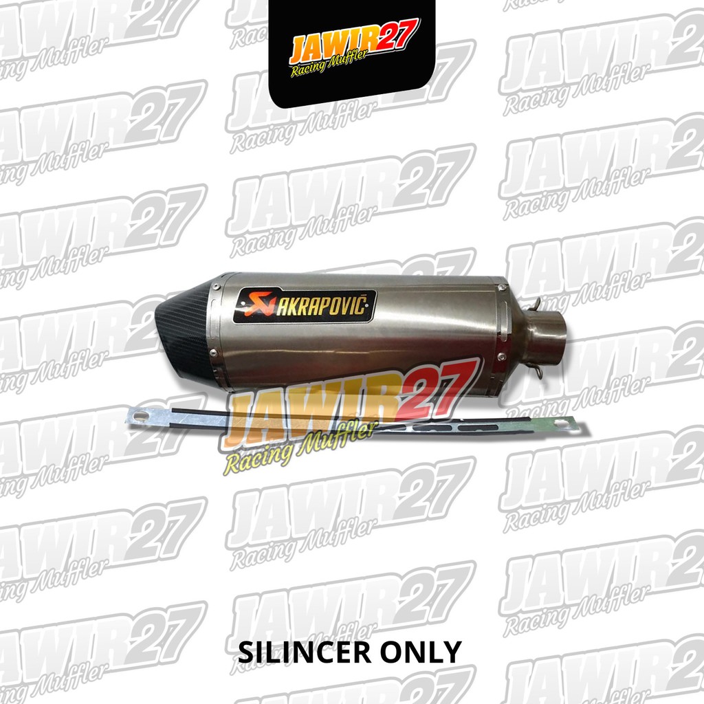 Silincer Slencer Slenser Slincer Silencer Knalpot Racing Akrapovic Layang CBR 150R Aerox Nmax dll
