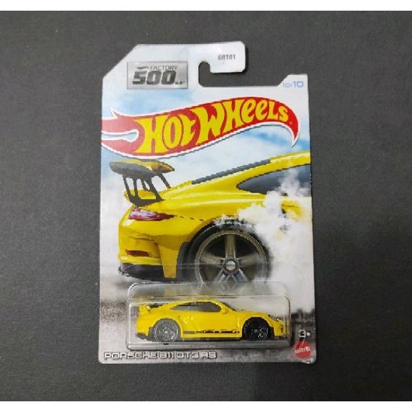 Hotwheels Porsche 911 GT3 RS factory 500 kuning